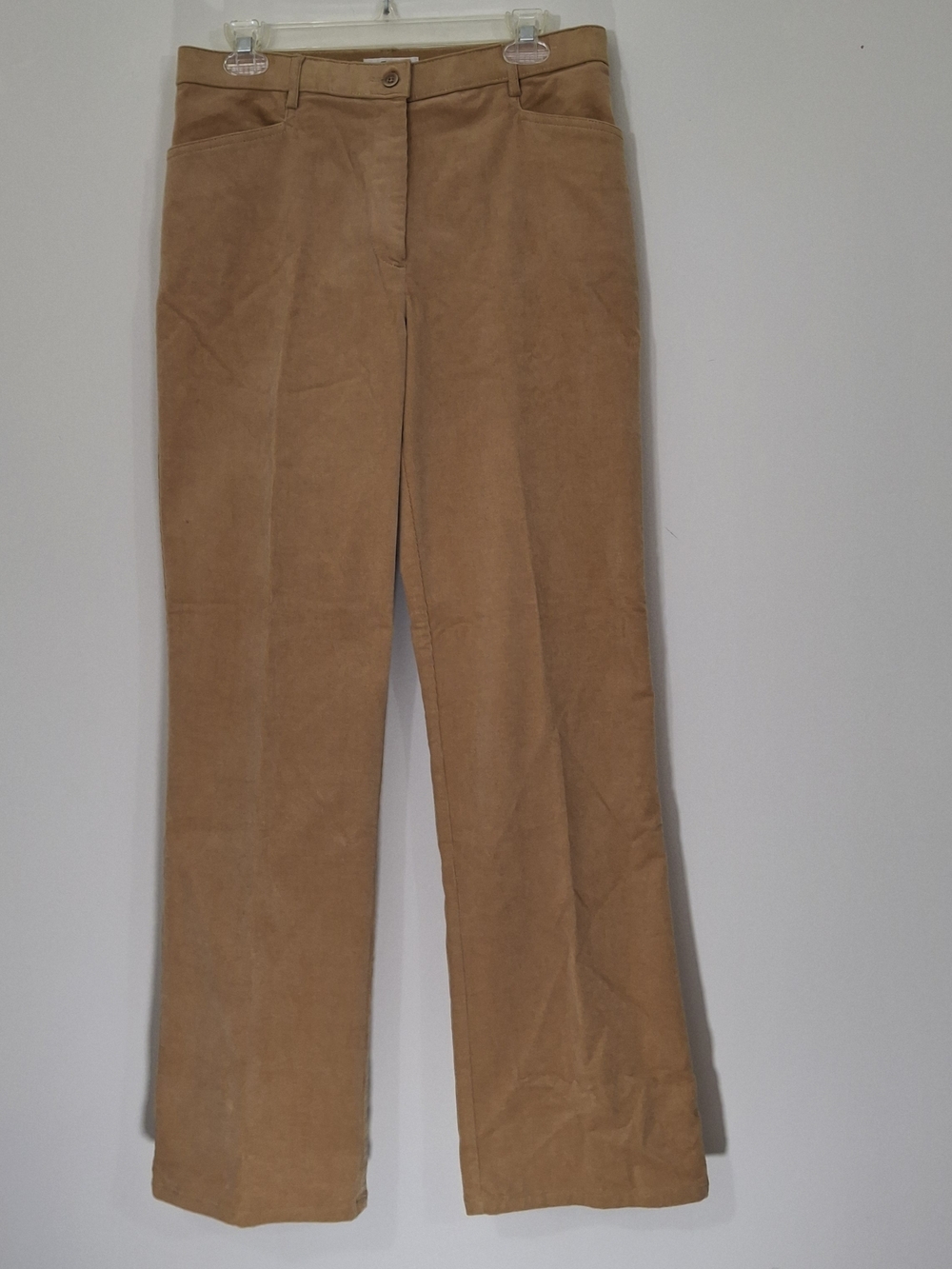 Orvis Tan Corduroy Pants with Pockets, Size 8